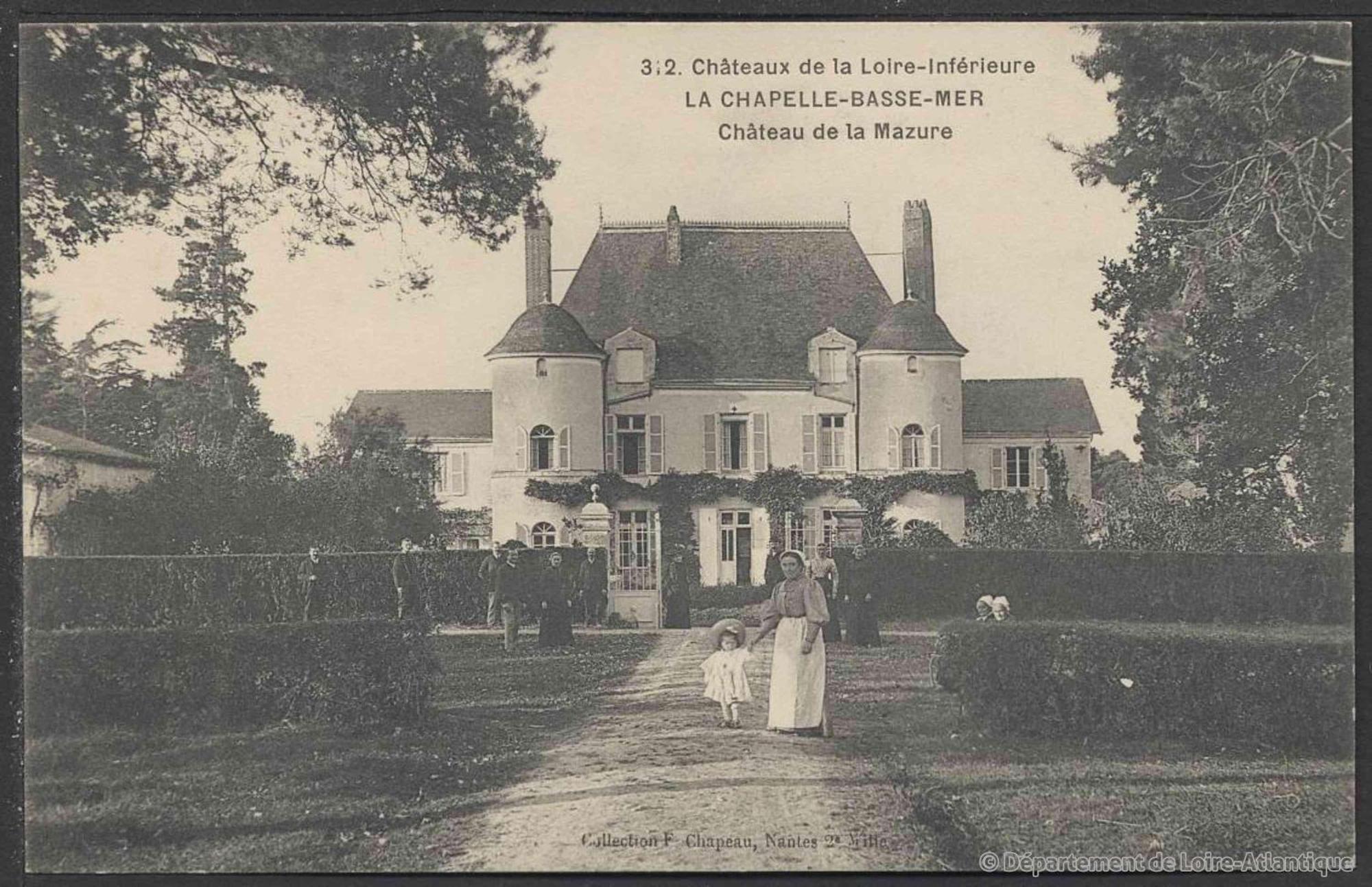 Domaine De La Mazure Bed and Breakfast La Chapelle-Basse-Mer Exteriör bild